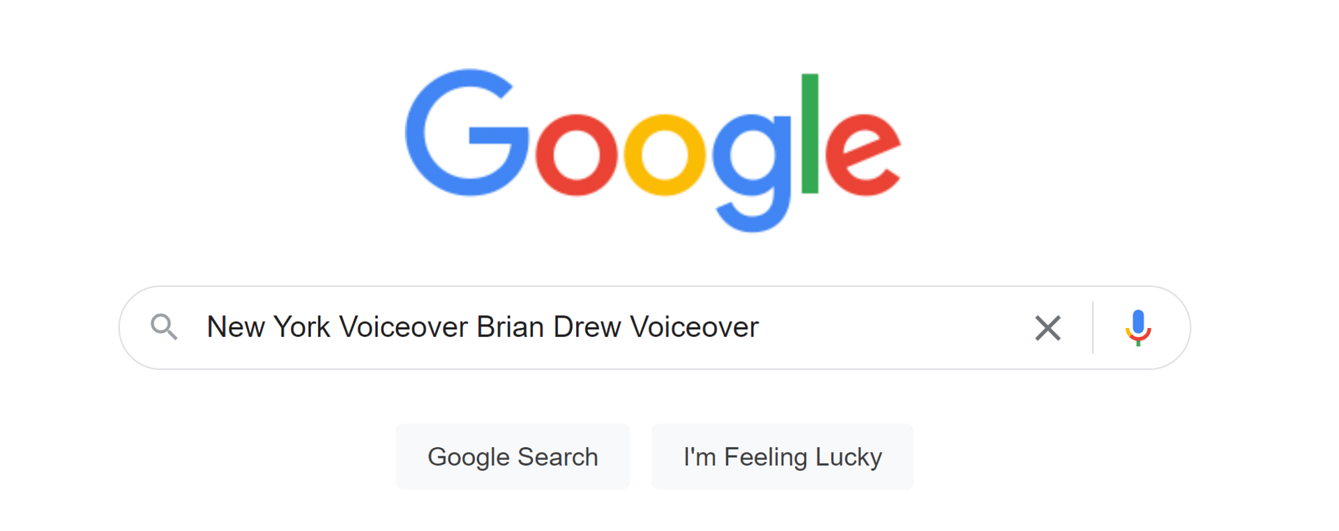 Google New York Voiceover Brian Drew Voiceover